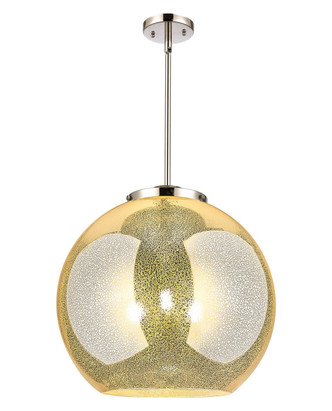 Innovations - 221-3S-PN-G128-18 - Three Light Pendant - Essex - Polished Nickel