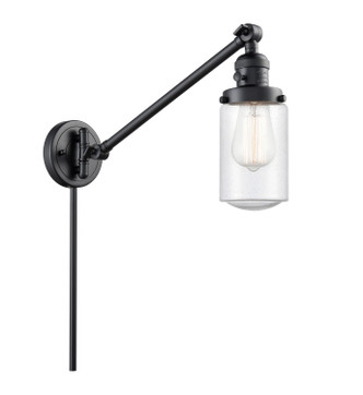 Innovations - 237-BK-G314-LED - LED Swing Arm Lamp - Franklin Restoration - Matte Black