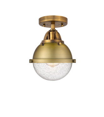Innovations - 288-1C-BB-HFS-64-BB - One Light Semi-Flush Mount - Nouveau 2 - Brushed Brass