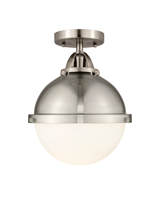 Innovations - 288-1C-SN-HFS-81-SN - One Light Semi-Flush Mount - Nouveau 2 - Brushed Satin Nickel