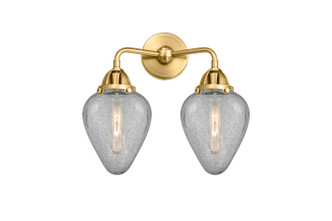 Innovations - 288-2W-SG-G165 - Two Light Bath Vanity - Nouveau 2 - Satin Gold