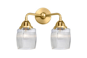 Innovations - 288-2W-SG-G302 - Two Light Bath Vanity - Nouveau 2 - Satin Gold