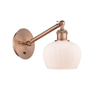 Innovations - 317-1W-AC-G91 - One Light Wall Sconce - Ballston - Antique Copper