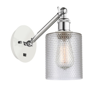 Innovations - 317-1W-WPC-G112-LED - LED Wall Sconce - Ballston - White Polished Chrome
