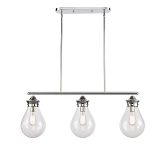 Innovations - 414-3I-PC-8CL - Three Light Island Pendant - Polished Chrome
