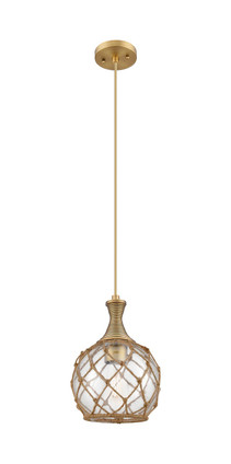 Innovations - 415-1P-BB-G122-8RB - One Light Mini Pendant - Ballston - Brushed Brass