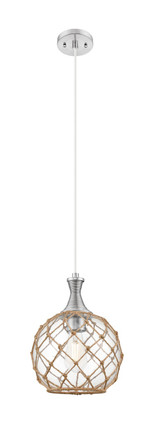 Innovations - 415-1P-SN-G122-10RB - One Light Mini Pendant - Ballston - Brushed Satin Nickel