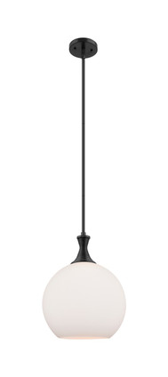 Innovations - 415-1S-BK-G121-12 - One Light Mini Pendant - Ballston - Matte Black