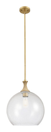 Innovations - 415-1SR-BB-G124-14 - One Light Pendant - Ballston - Brushed Brass