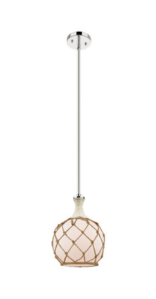 Innovations - 415-1SR-PN-G121-8RB - One Light Mini Pendant - Ballston - Polished Nickel