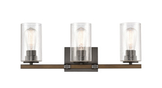 Innovations - 445-3W-BK-G4454 - Three Light Bath Vanity - Matte Black