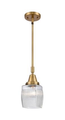 Innovations - 447-1S-BB-G302-LED - LED Mini Pendant - Caden - Brushed Brass