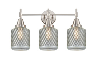 Innovations - 447-3W-SN-G262-LED - LED Bath Vanity - Caden - Satin Nickel