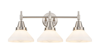Innovations - 447-3W-SN-W-LED - LED Bath Vanity - Caden - Satin Nickel