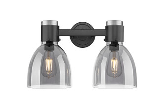 Innovations - 464-2W-BK-G464D-7SM - Two Light Bath Vanity - Downtown Urban - Matte Black