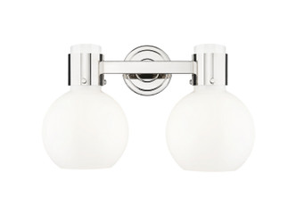 Innovations - 464-2W-PN-G464B-7GW - Two Light Bath Vanity - Downtown Urban - Polished Nickel