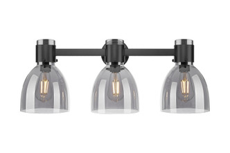 Innovations - 464-3W-BK-G464D-7SM - Three Light Bath Vanity - Downtown Urban - Matte Black