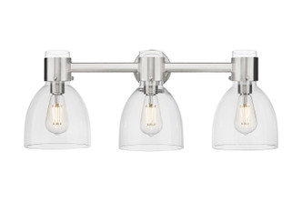 Innovations - 464-3W-SN-G464D-7CL - Three Light Bath Vanity - Downtown Urban - Satin Nickel