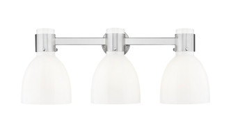 Innovations - 464-3W-SN-G464D-7GW - Three Light Bath Vanity - Downtown Urban - Satin Nickel