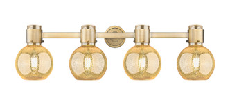 Innovations - 464-4W-BB-G464B-7ME - Four Light Bath Vanity - Downtown Urban - Brushed Brass