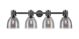 Innovations - 464-4W-BK-G464D-7SM - Four Light Bath Vanity - Downtown Urban - Matte Black