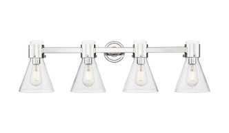 Innovations - 464-4W-PN-G464C-7SDY - Four Light Bath Vanity - Downtown Urban - Polished Nickel
