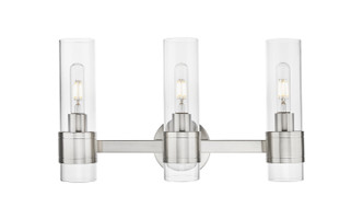 Innovations - 467-3W-SN-G467-CL - Three Light Bath Vanity - Downtown Urban - Satin Nickel