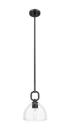 Innovations - 485-1S-BK-G486-8CL - One Light Mini Pendant - Downtown Urban - Matte Black