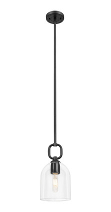 Innovations - 485-1S-BK-G487-6CL - One Light Mini Pendant - Downtown Urban - Matte Black