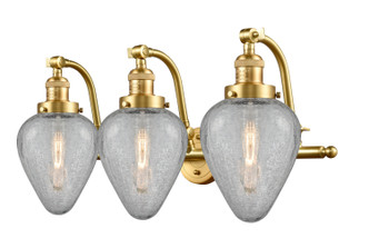 Innovations - 515-3W-SG-G165 - Three Light Bath Vanity - Franklin Restoration - Satin Gold