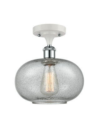 Innovations - 516-1C-WPC-G247-LED - LED Semi-Flush Mount - Ballston - White Polished Chrome