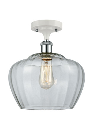 Innovations - 516-1C-WPC-G92-L-LED - LED Semi-Flush Mount - Ballston - White Polished Chrome