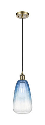 Innovations - 516-1P-AB-G480-6SB - One Light Mini Pendant - Ballston - Antique Brass
