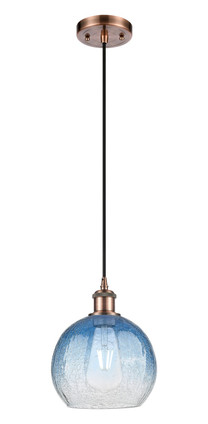 Innovations - 516-1P-AC-G483-8SB - One Light Mini Pendant - Ballston - Antique Copper