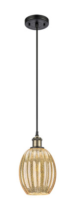 Innovations - 516-1P-BAB-G459-6ME - One Light Mini Pendant - Ballston - Black Antique Brass