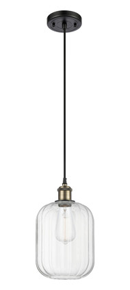 Innovations - 516-1P-BAB-G460-7CL - One Light Mini Pendant - Ballston - Black Antique Brass