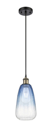 Innovations - 516-1P-BAB-G480-6SB - One Light Mini Pendant - Ballston - Black Antique Brass