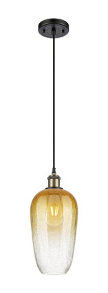 Innovations - 516-1P-BAB-G484-7AM - One Light Mini Pendant - Ballston - Black Antique Brass