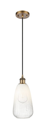 Innovations - 516-1P-BB-G480-6OP - One Light Mini Pendant - Ballston - Brushed Brass