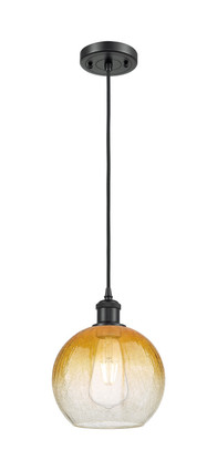 Innovations - 516-1P-BK-G483-8AM - One Light Mini Pendant - Ballston - Matte Black