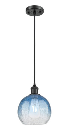 Innovations - 516-1P-BK-G483-8SB - One Light Mini Pendant - Ballston - Matte Black