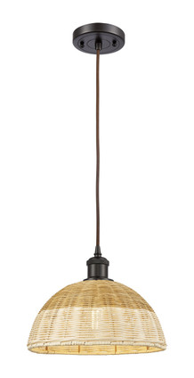 Innovations - 516-1P-OB-NBD2-12-NAT - One Light Mini Pendant - Ballston - Oil Rubbed Bronze