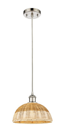 Innovations - 516-1P-PN-NBD2-9-NAT - One Light Mini Pendant - Ballston - Polished Nickel