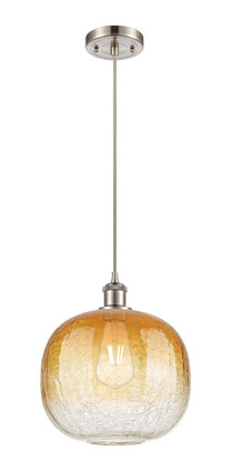 Innovations - 516-1P-SN-G481-10AM - One Light Mini Pendant - Ballston - Brushed Satin Nickel