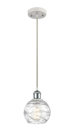Innovations - 516-1P-WPC-G1213-6-LED - LED Mini Pendant - Ballston - White Polished Chrome