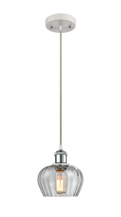Innovations - 516-1P-WPC-G92-LED - LED Mini Pendant - Ballston - White Polished Chrome
