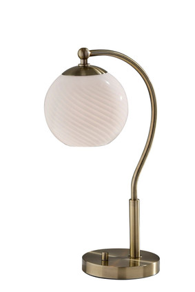 Adesso Home - 3259-21 - Desk Lamp - Swirl - Antique Brass