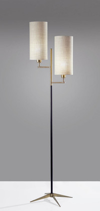 Davis Two Light Floor Lamp (3474-01)
