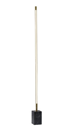Adesso Home - 3607-21 - LED Wall Washer - Felix - Antique Brass/Black Marble