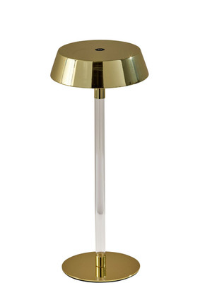 Adesso Home - 4100-04 - LED Table Lamp - Orla - Shiny Gold & Clear Acrylic